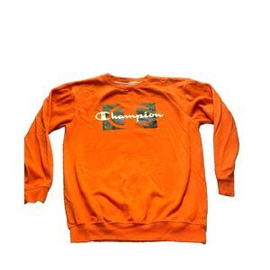 Champion Sweatshirt Adult Extra Large Tall XLT Big Logo Hoodie Athleticwear Mens